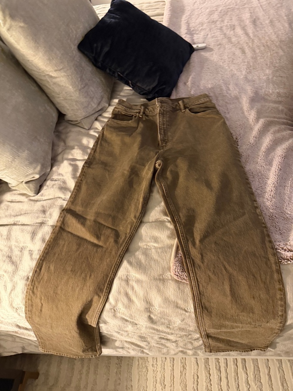 Abercrombie & Fitch Women's Boyfriend Jeans in Brown